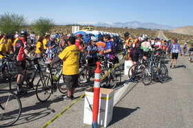 Volunteers at the Tour de Palm Springs Ride